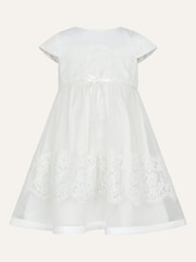 Monsoon Natural Baby Alovette Christening Dress - Image 1 of 2