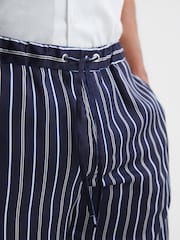 Reiss Ecru/Charc Owen Striped Shorts - Image 4 of 5