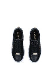 Carvela Womens Black SOAR STUD Trainers - Image 3 of 5