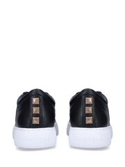 Carvela Womens Black SOAR STUD Trainers - Image 4 of 5