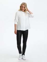 Cream White Nola Button Through Shirt - Image 2 of 6