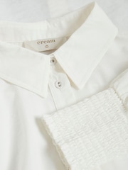 Cream White Nola Button Through Shirt - Image 6 of 6