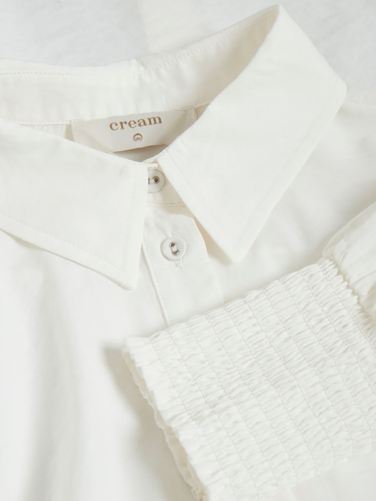 Cream White Nola Button Through Shirt - Image 6 of 6