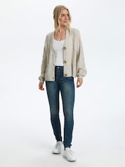 Cream Merle Cream V-Neck Knit Cardigan - Image 2 of 6