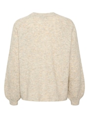 Cream Merle Cream V-Neck Knit Cardigan - Image 6 of 6