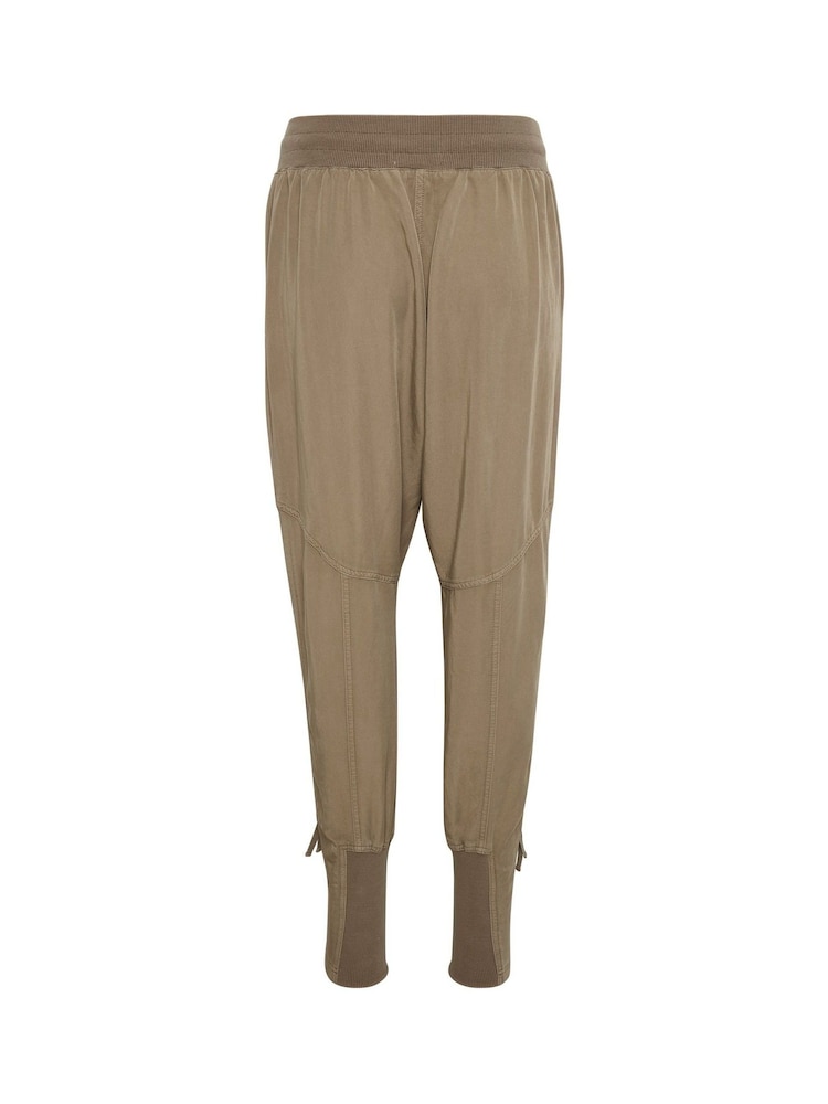 Cream Nanna Tie Waist Cargo Trousers - Image 7 of 7 Cream Nanna Tie Waist Cargo Trousers - Image 7 of 7