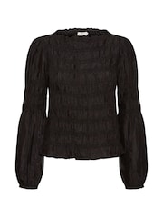 Cream Henva Smock Blouse - Image 4 of 5