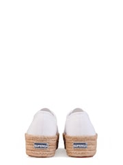 Superga White 2790 Espadrille Trainers - Image 4 of 7