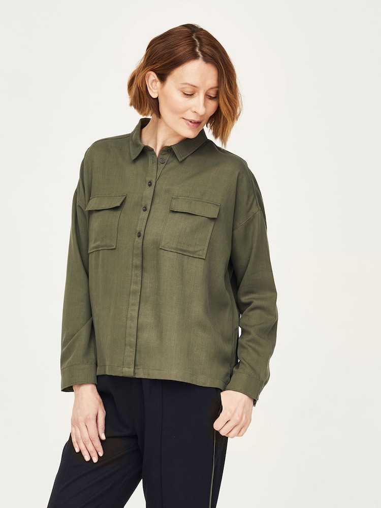Thought Green The Easy TENCEL™ Relaxed Shirt - Image 1 of 5