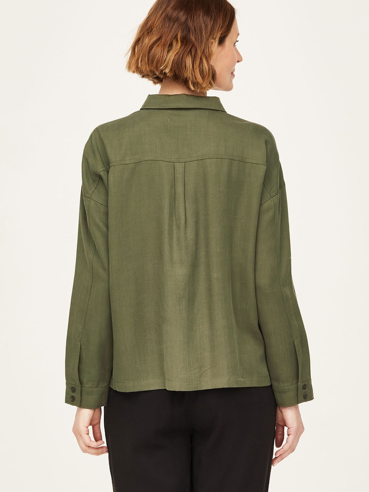 Thought Green The Easy TENCEL™ Relaxed Shirt - Image 2 of 5