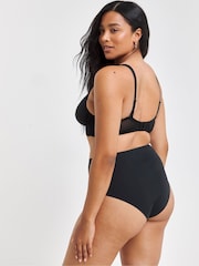 Figleaves Ella Black Mesh Insert Non Wired Nursing Bra - Image 5 of 8