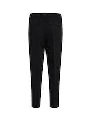Kaffe Kasakura HW Cropped Relaxed Fit High Waist Length Regular Leg Trousers - Image 4 of 5