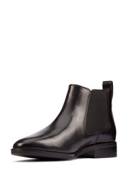 Clarks Black Leather Ria Chelsea Boots - Image 4 of 7