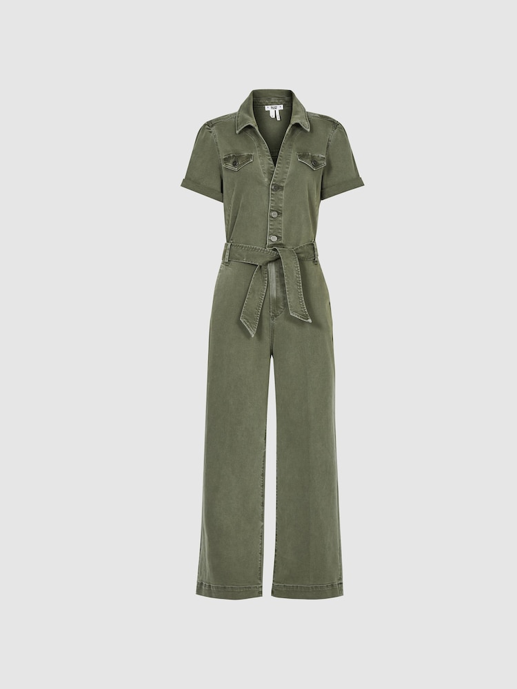 Paige Anessa Denim Jumpsuit - Image 2 of 6