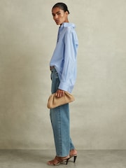 Reiss Jenny Cotton Poplin Shirt - Image 1 of 7