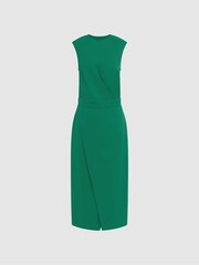 Reiss Green Layla Sleeveless Bodycon Dress - Image 2 of 6