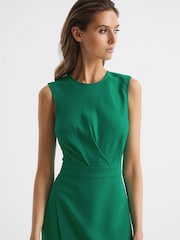 Reiss Green Layla Sleeveless Bodycon Dress - Image 6 of 6
