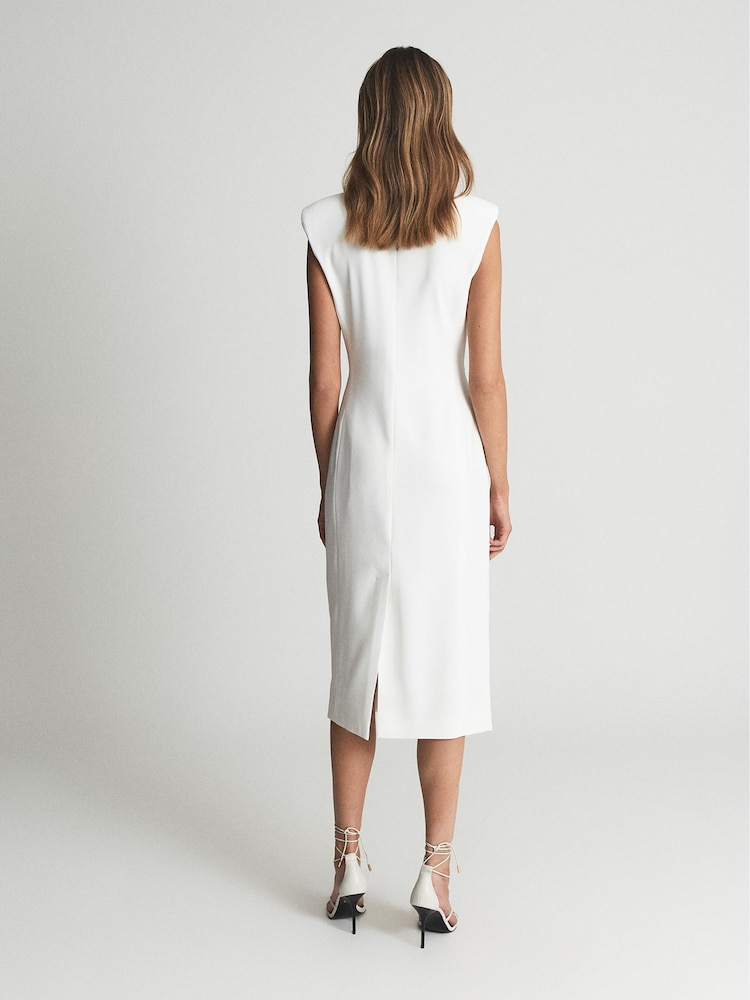 Robe mi-longue moulante de smoking Reiss Cecile - Image 5 of 7