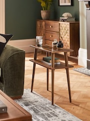 Dark Lloyd Mango Wood Side Table - Image 1 of 7