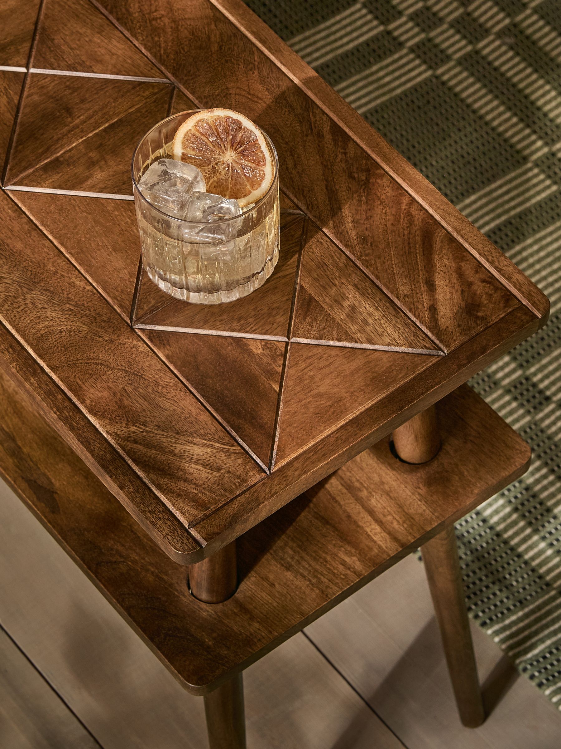 Buy Dark Lloyd Mango Wood Side Table from the Next UK online shop