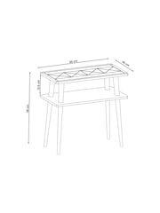 Dark Lloyd Mango Wood Side Table - Image 7 of 7