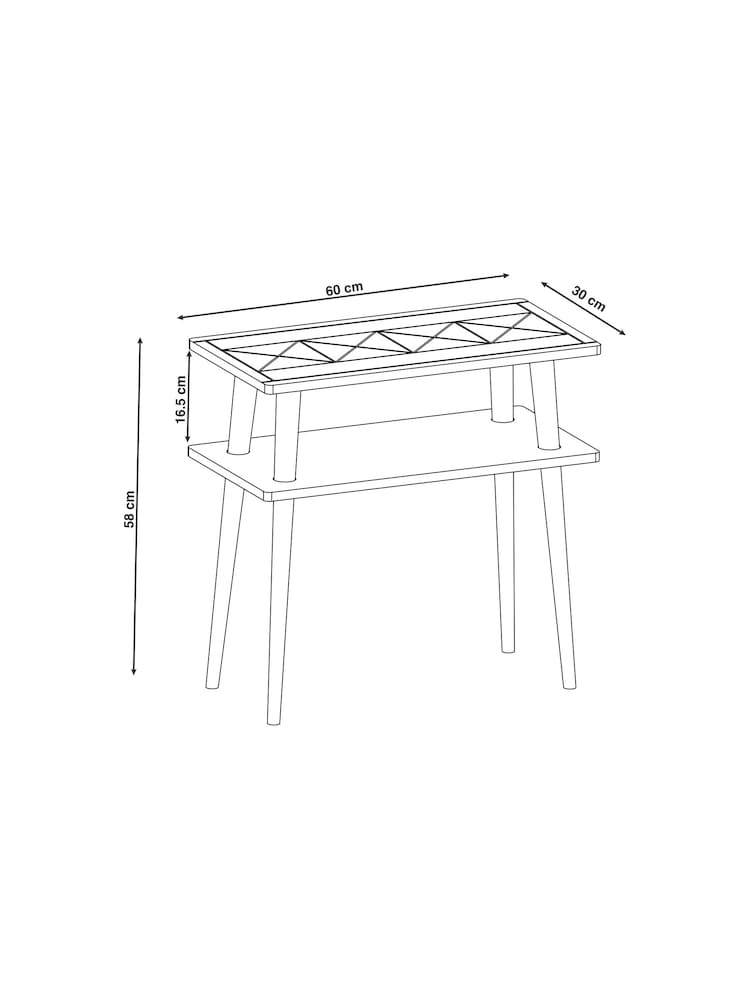 Dark Lloyd Mango Wood Side Table - Image 7 of 7