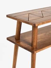Dark Lloyd Mango Wood Side Table - Image 8 of 8