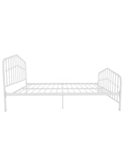 Novogratz White Bushwick Metal Bed Frame - Image 4 of 5