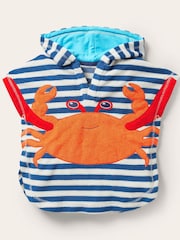 Boden Blue Crab Towelling Throw-On - Image 1 of 3