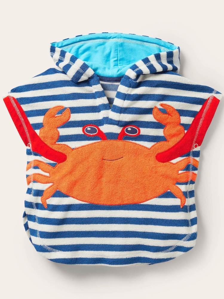 Boden Blue Crab Towelling Throw-On - Image 1 of 3
