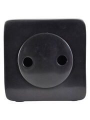 Libra Interiors Black Thompson Square Carriage Mantel Clock - Image 4 of 4