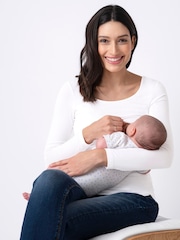 Seraphine Black Maternity And Nursing Tops Twin Pack - Image 5 of 8