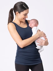 Seraphine Blue Maternity And Nursing Tops – Twin Pack - Image 8 of 12