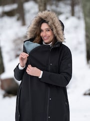Seraphine Black 3 in 1 Winter Maternity Parka - Image 1 of 6
