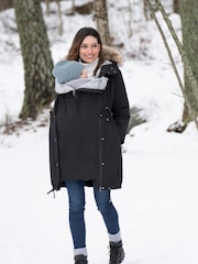 Seraphine Black 3 in 1 Winter Maternity Parka - Image 3 of 6