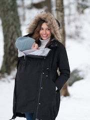 Seraphine Black 3 in 1 Winter Maternity Parka - Image 4 of 6