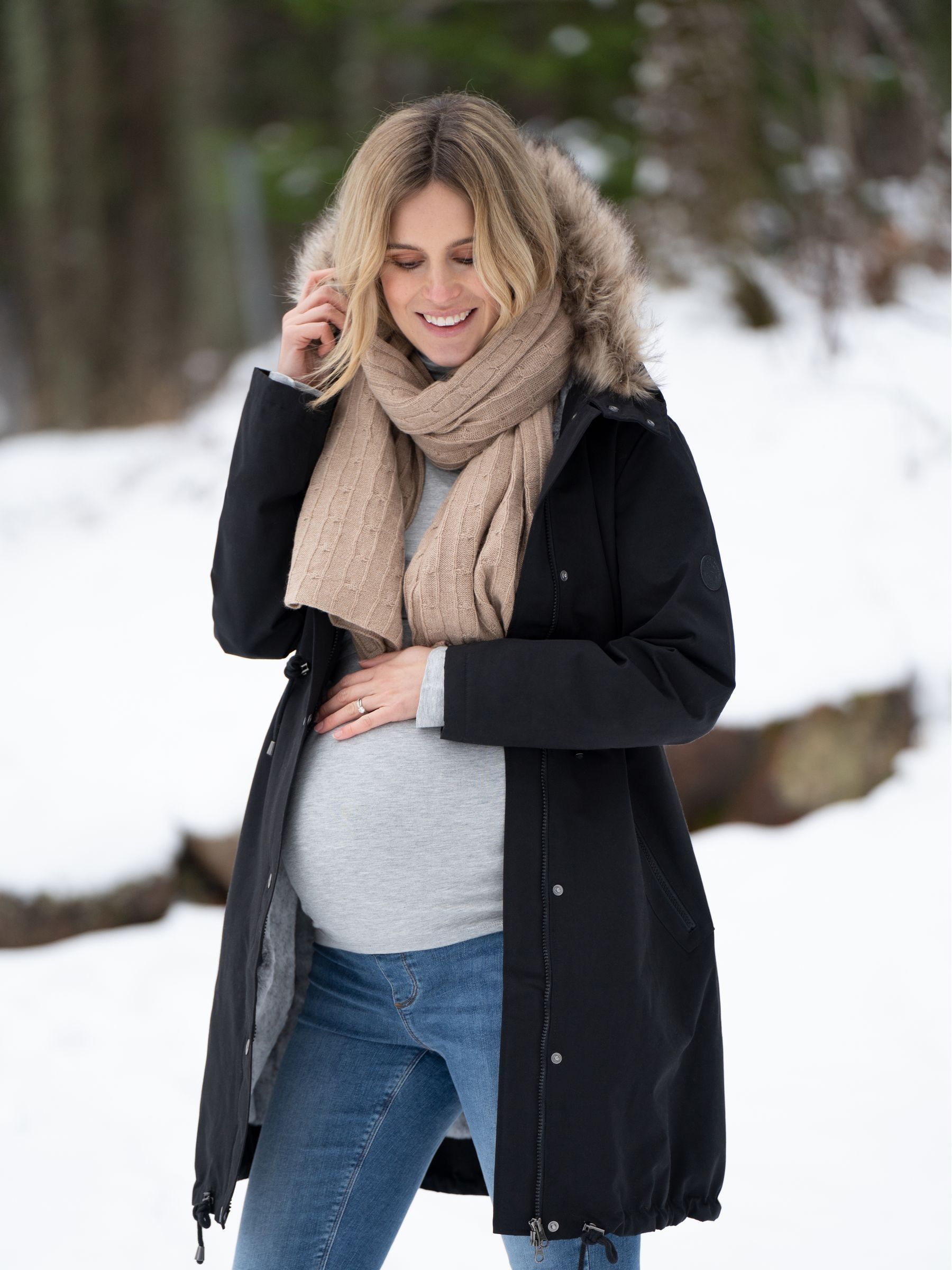 Buy Seraphine Black 3 in 1 Winter Maternity Parka from Next USA
