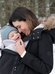 Seraphine Black 3 in 1 Winter Maternity Parka - Image 6 of 6