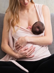 Розовый хлопковый топ для беременных Seraphine - Изображение 2 из 5