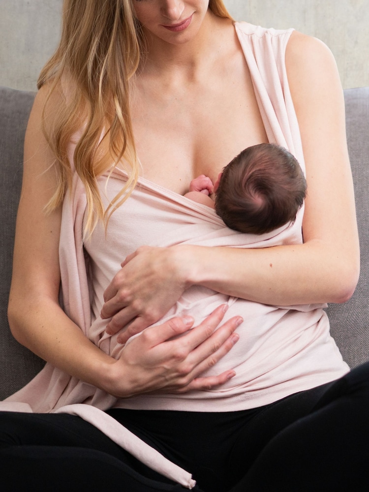 Seraphine Pink Blush Maternity Cotton Skin To Skin Top - Image 2 of 5 Seraphine Pink Blush Maternity Cotton Skin To Skin Top - Image 2 of 5