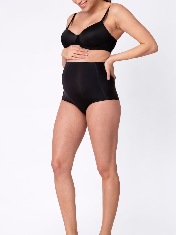 Pack de dos braguitas premamá negras por encima del vientre de tejido que no deja marcas de Seraphine - Imagen 1 de 5 Pack de dos braguitas premamá negras por encima del vientre de tejido que no deja marcas de Seraphine - Imagen 1 de 5