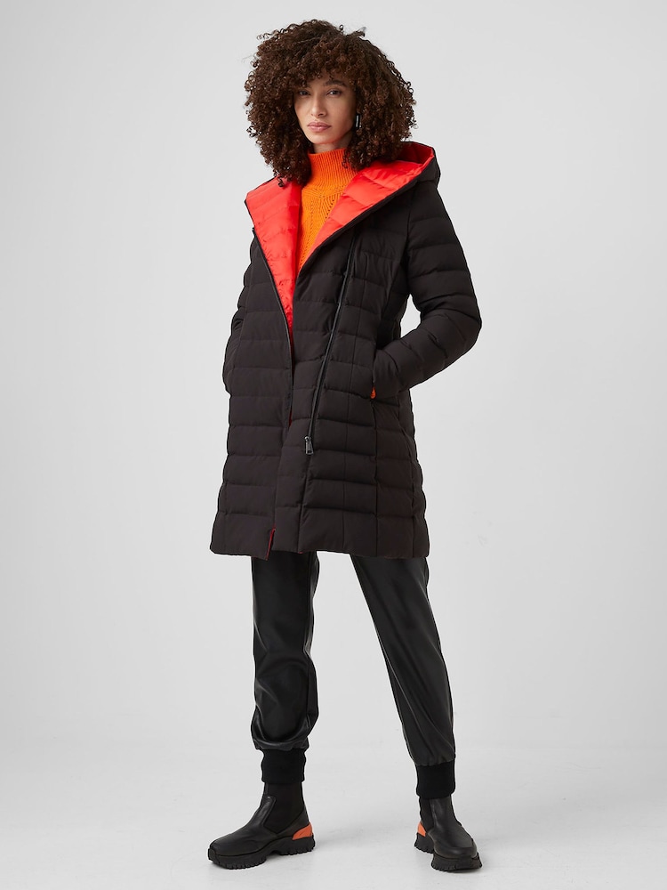 French Connection Iolanu Midi Puffer Coat - Image 1 of 3