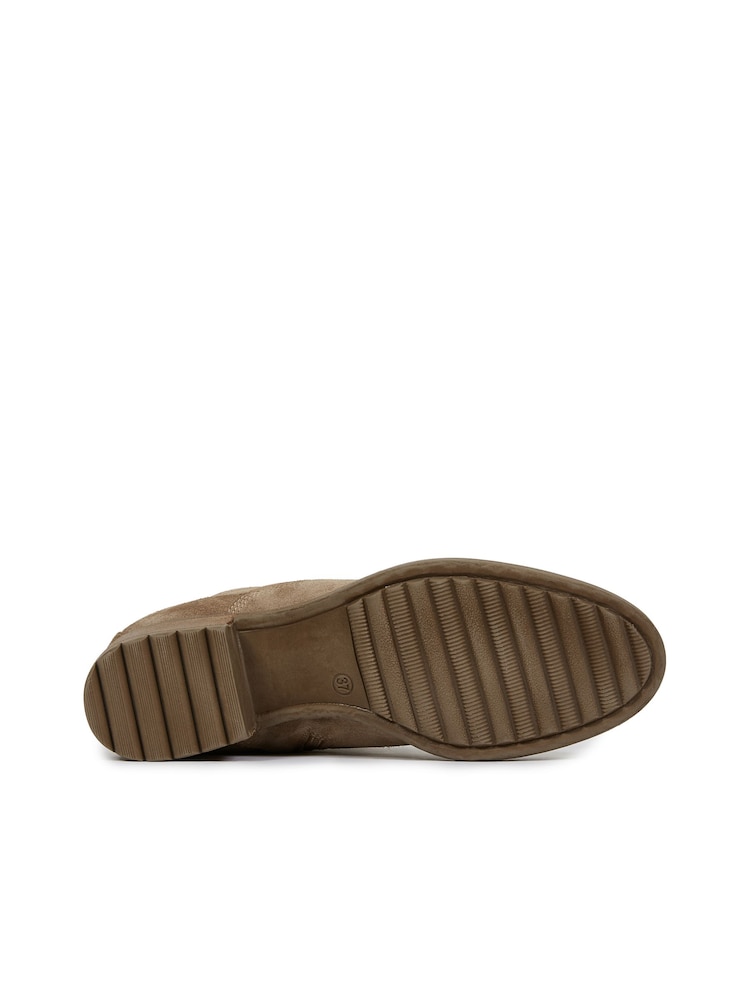 Celtic & Co. Camel Block Heel Derby Boots - Image 2 of 6
