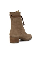 Celtic & Co. Camel Block Heel Derby Boots - Image 5 of 6