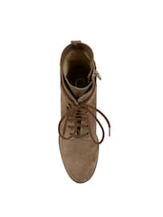 Celtic & Co. Camel Block Heel Derby Boots - Image 6 of 6