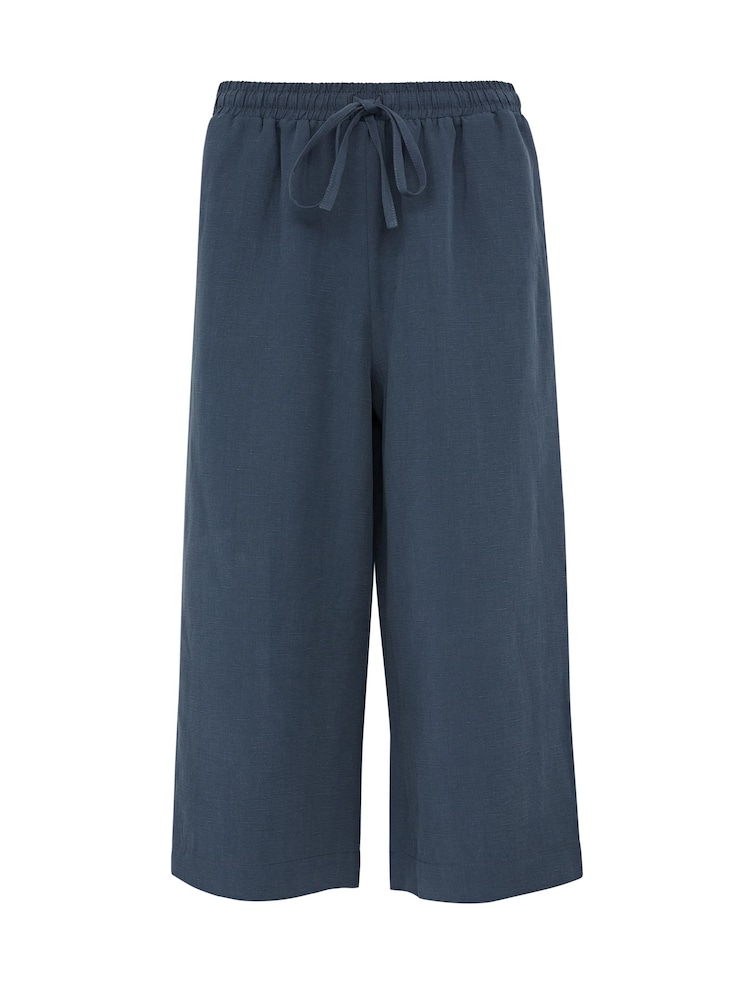 Celtic & Co. Womens Blue Cropped Trousers - Image 2 of 5