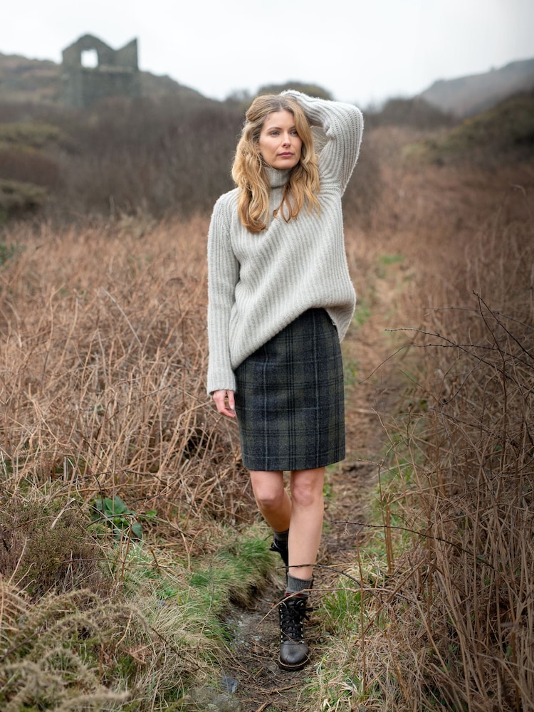 Celtic & Co. Green Celt Wool Skirt - Image 1 of 3