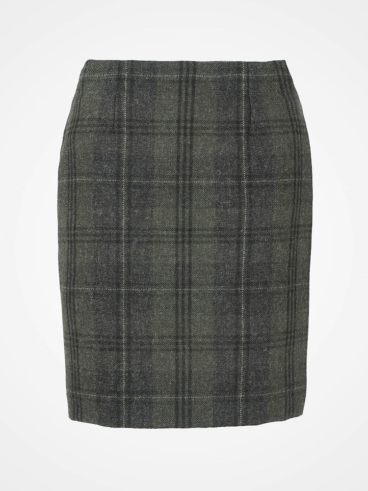 Celtic & Co. Green Celt Wool Skirt - Image 2 of 3
