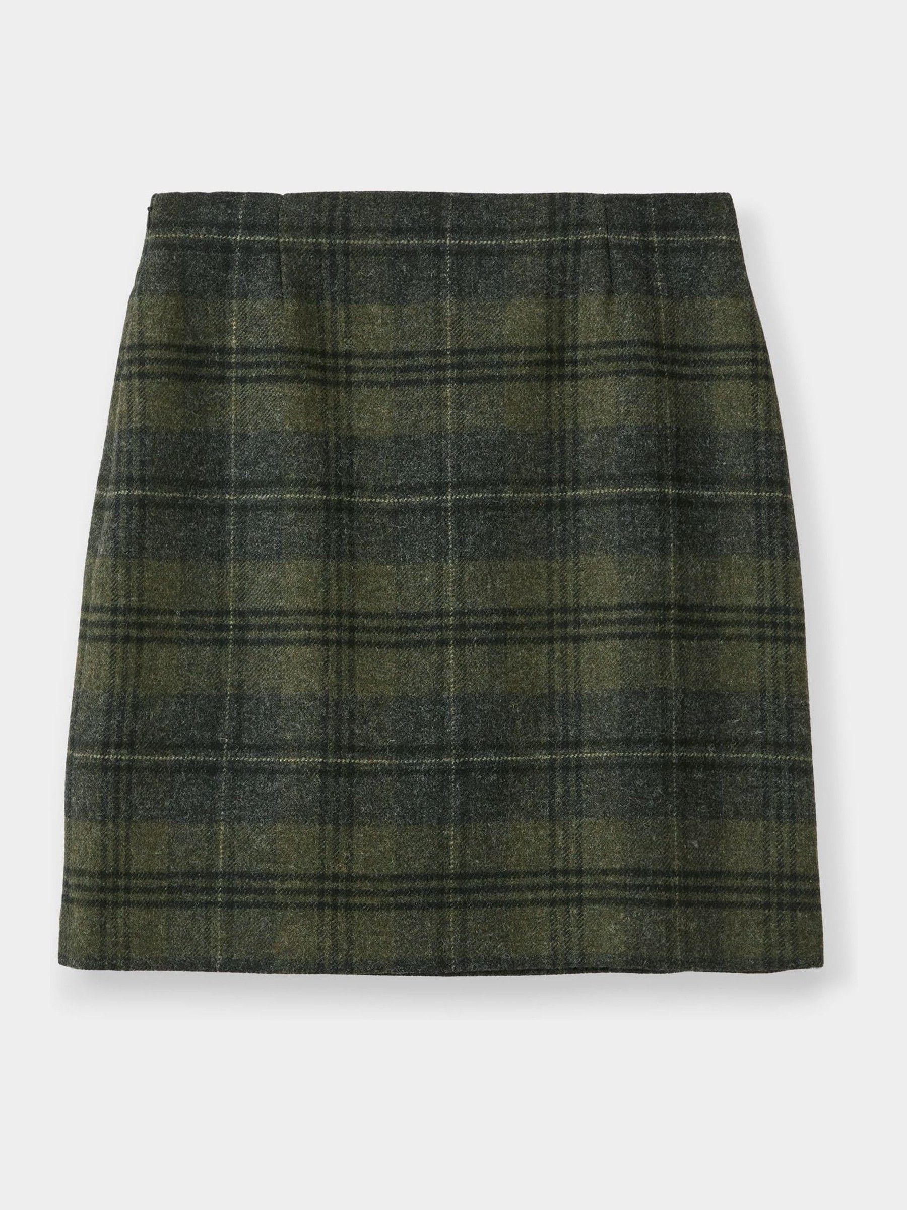 Next：日本 Celtic & Co. グリーン ケルト ウールスカート from Next Japan