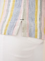 White Stuff Sophia White Stripe Linen Vest - Image 3 of 6